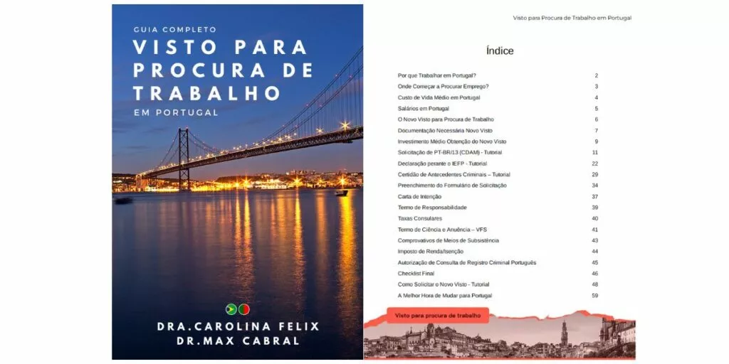 Ebook Novo Visto de Trabalho Portugal